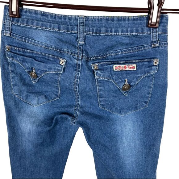 Hudson Distressed Jeans Girls Size 12 Back Pocket Flaps - Picture 4 of 8